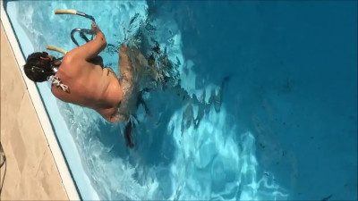 Bondage Bliss: Sun-Kissed Sultry Swimmer Ignites Primal Desire