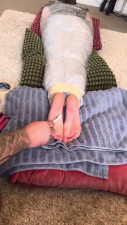 mummified tickling Feet