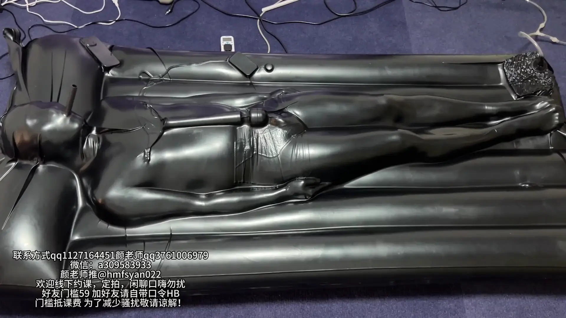 New Bondage Scene: Challenge: Sleeping in a vacbed - Stream & Download HD | BondageVid.com