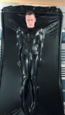 Black vacbed masturbation