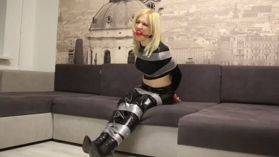 Latex Blonde Taped