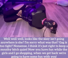 Sissy bondage