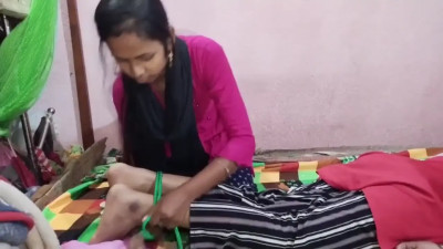 Two India girls hogtied
