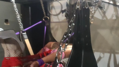 Hogtied sissy