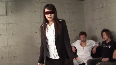 blindfolded japanese roped gangbang