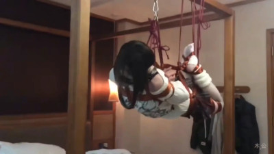 CD Suspended with Nylon Rope