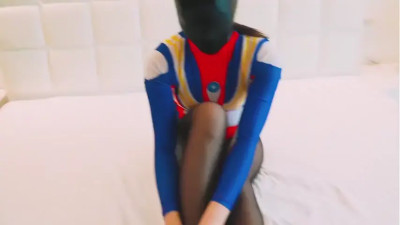 Bondage Beauties: Blue Dress, Red Shirt, and Superhero Fun