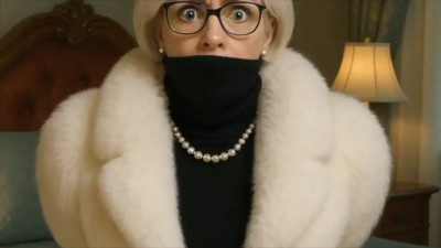 Gilf in white fur