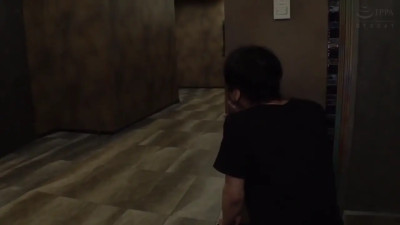 Darked scene of tape tied sex
