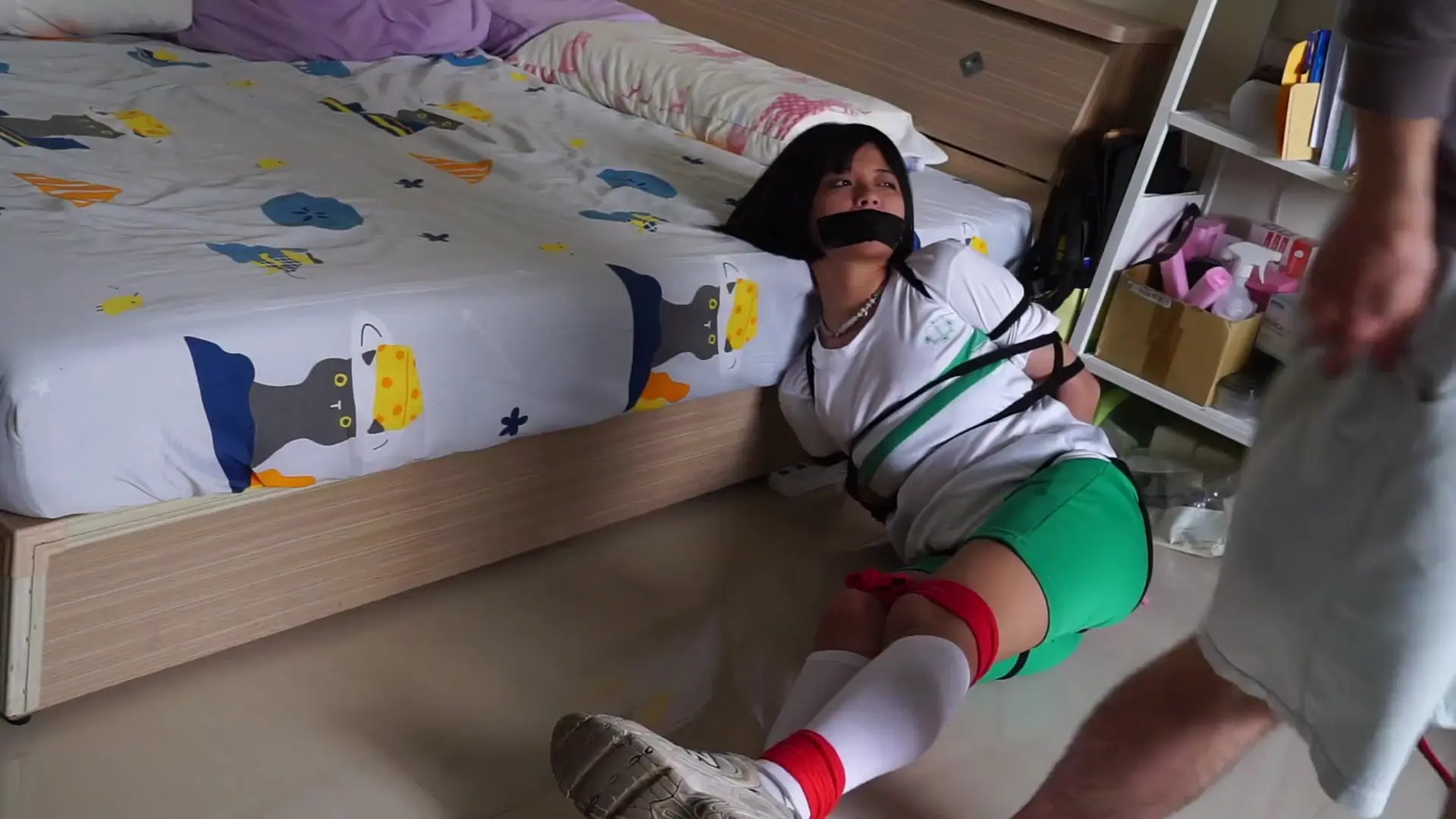 New Bondage Scene: Asian tape gagged - Stream & Download HD | BondageVid.com
