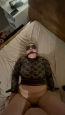 Wife is gagged and used
