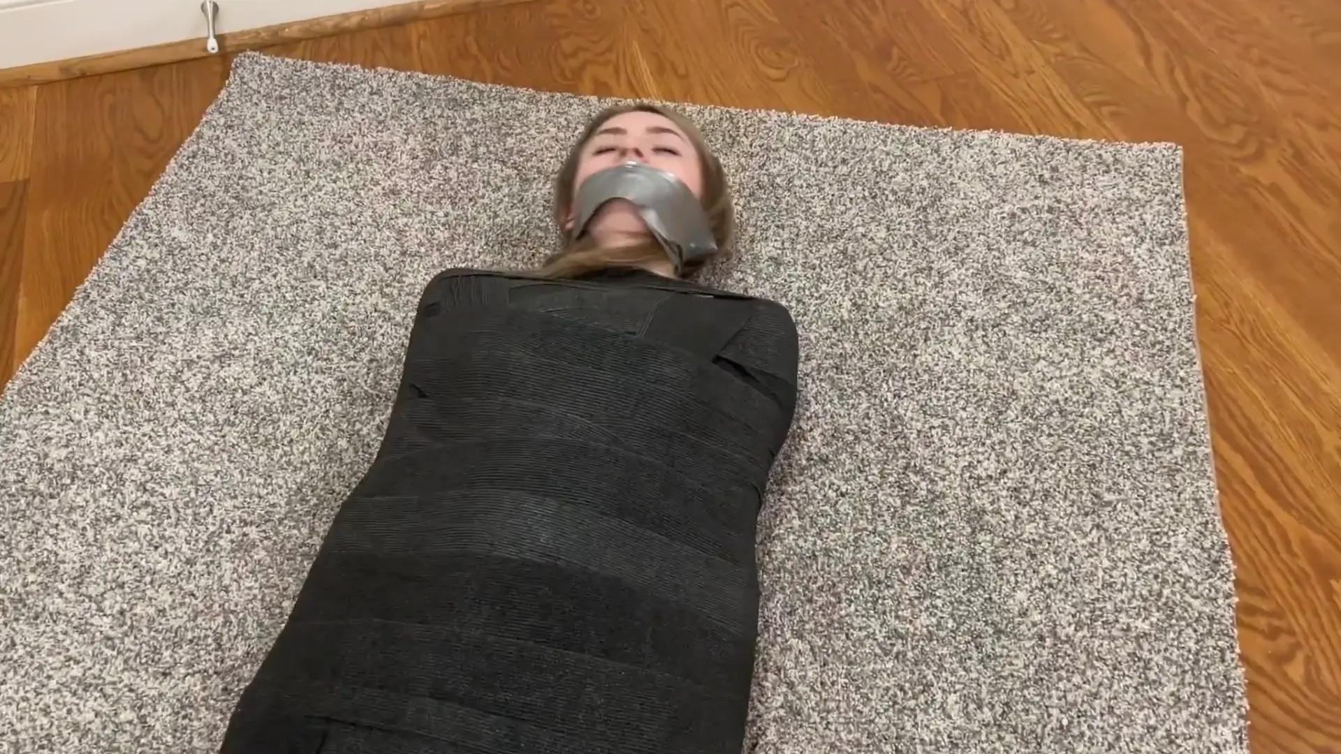 New Bondage Scene: London gets mummified! - Stream & Download HD | BondageVid.com