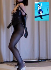 Submissive fangirl dances for Ichika