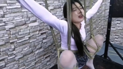 Bondage Bliss: Woman Bound, Teased, and Dared