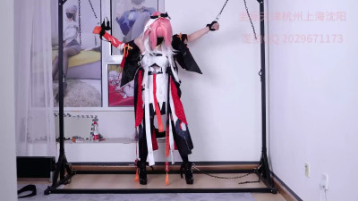 White Dress Bondage & S&M Sword Play