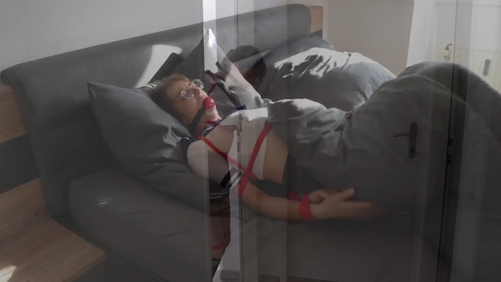 New Bondage Scene: Kara Waking Up In Bondage - Stream & Download HD | BondageVid.com