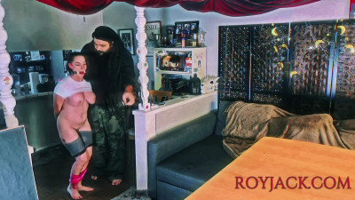 Gym MILF spanked and throat trained by Royjack