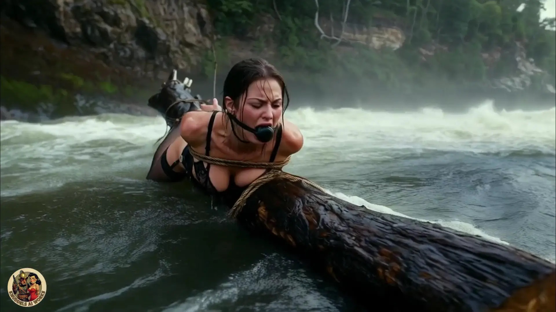 New Bondage Scene: The River's relentless pull.... - Stream & Download HD | BondageVid.com