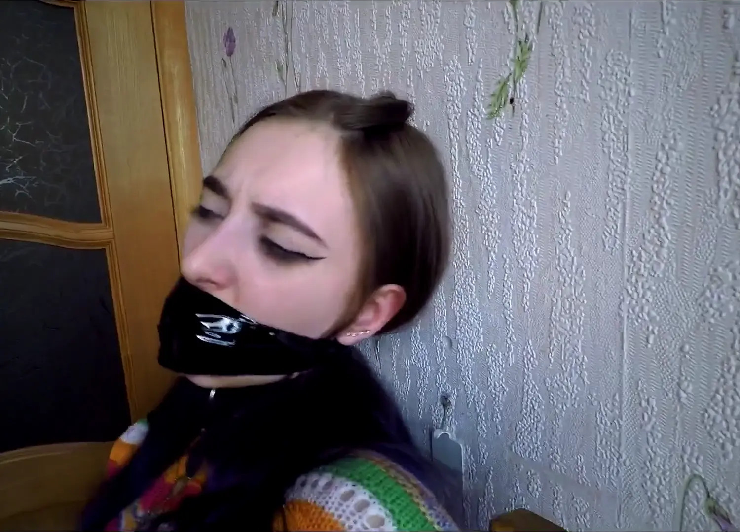 New Bondage Scene: Gagged strugle - Stream & Download HD | BondageVid.com