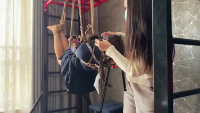 Bondage Tease: Suspended Girls, Masked Mystery, Tied-Up Thrills