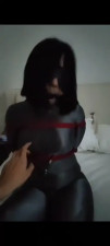 Chinese girl spandex bondage1