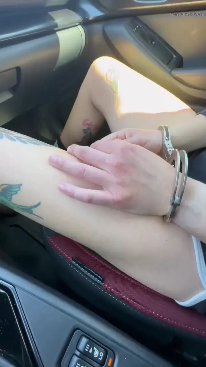 New Bondage Scene: Handcuffed girl in car - Stream & Download HD | BondageVid.com