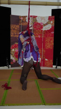 Purple Silk Bondage: A Dancer's Art & Passion