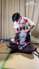 Bound & Beautiful: Redhead Teases with Seductive Bondage