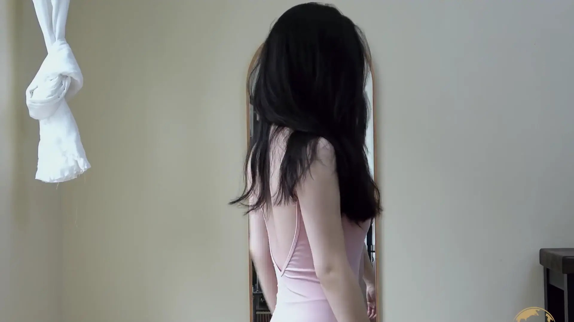 New Bondage Scene: Bound & Desired: Pink Dress Thrills - Stream & Download HD | BondageVid.com