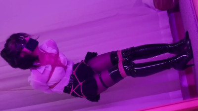 Chinese girl tied up