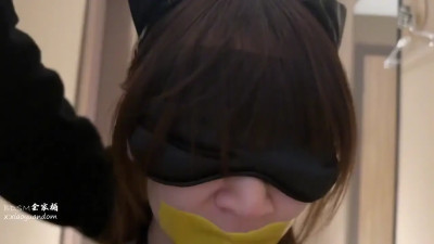 Blindfolded Bondage: Dark Delights & Cat Ears