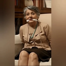 Grandma kidnapped for tight bondage