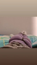 Selfbondage struggle in teveo leggings