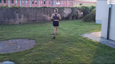 Miss Sofia jogger smelly predicament!