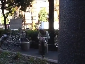japanese girl ambushed, tape gagged, double penetrated