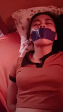 Red Room Bondage: Taped Mouth, Masked Man, Spicy Secrets