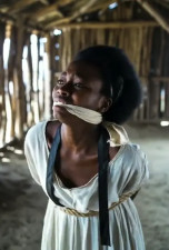 Ebony slave bondage