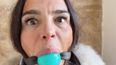 Elite Fur Agent Captured, Blindfolded, Jaw Spread Open