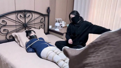 Bound Desire: Hoodies, Masks & Bondage Bliss