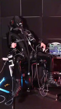 Latex breath play with closed loop