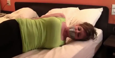 Taped up in leggings
