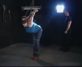 blindfolded milf bondage