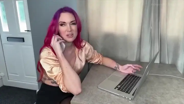 New Bondage Scene: Bound & Blindfolded: Pink-Haired Muse's Sensual Bondage Dance - Stream & Download HD | BondageVid.com