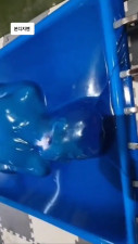 Blue Vacbed no breathing hole