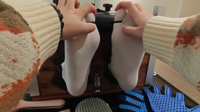 Close Up Feet Tickling