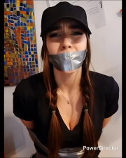 Danielle Taped Up