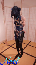 pantyhose cosplay bondage