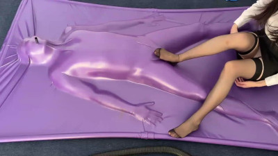 Purple Sheets & Padded Pleasure: Bondage Bliss
