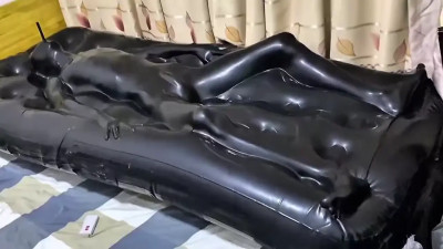 Bondage Bliss: Leather Couch Seduction