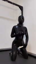 Vibrator on catsuit